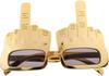 [Qintreesify] Tricky Middle Finger Sunglasses, Creative Middle Finger Flip-Off Hand Shape Finger Silly Funny Party Novelty Sunglasses Novelty Party