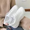 Fashion White Women Shoes New Chunky Sneakers for Women Lace-Up White Vulcanize Shoes Casual Fashion Dad Shoes Platform Sneakers Baskets