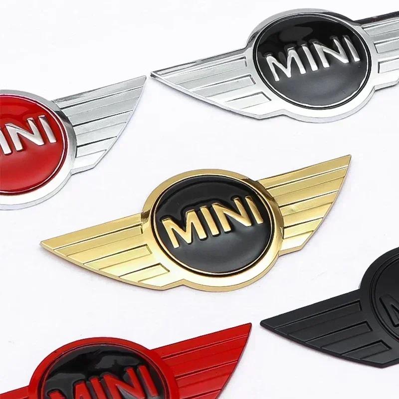 Metalen Auto Embleem Achterkant Voorkant Badge Sticker Exterieur Decoratie voor Mini Cooper Countryman F54 F55 F56 F57 F60 R56 Accessoires