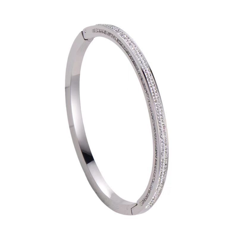 Bracelet Girls Niche Titanium Steel Jewelry Premium Sense Ins Wind Nail Opening Jewelry