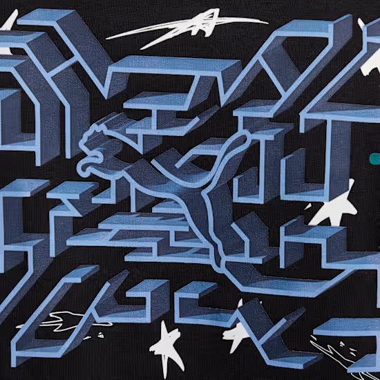 Puma X SQUID GAME GRAPHIC men's T-shirt black 63070601 r L