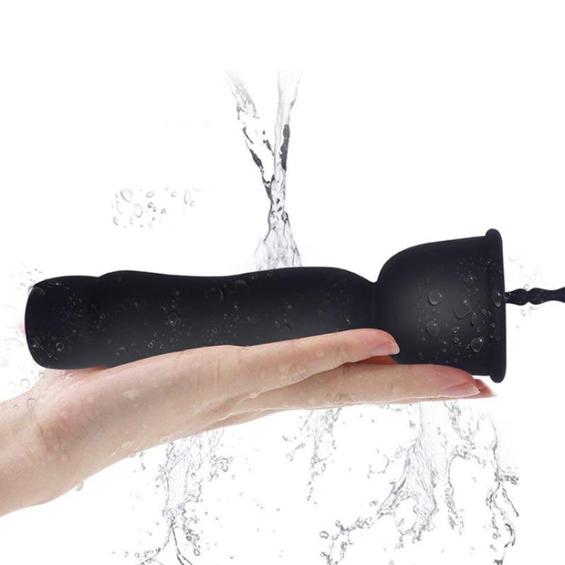 Silikon männlich vibrierende Harnröhrenstange Harnröhrendilatator Erwachsene Sex Spielzeug klingenden Penis Plug Gay Slave