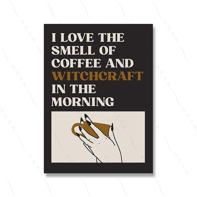 

Постеры и принты для декора на Хэллоуин Скелет Кухня Настенная живопись Холст Готическая картина Черно-белая картина для декора комнаты 21x30cm No Framed