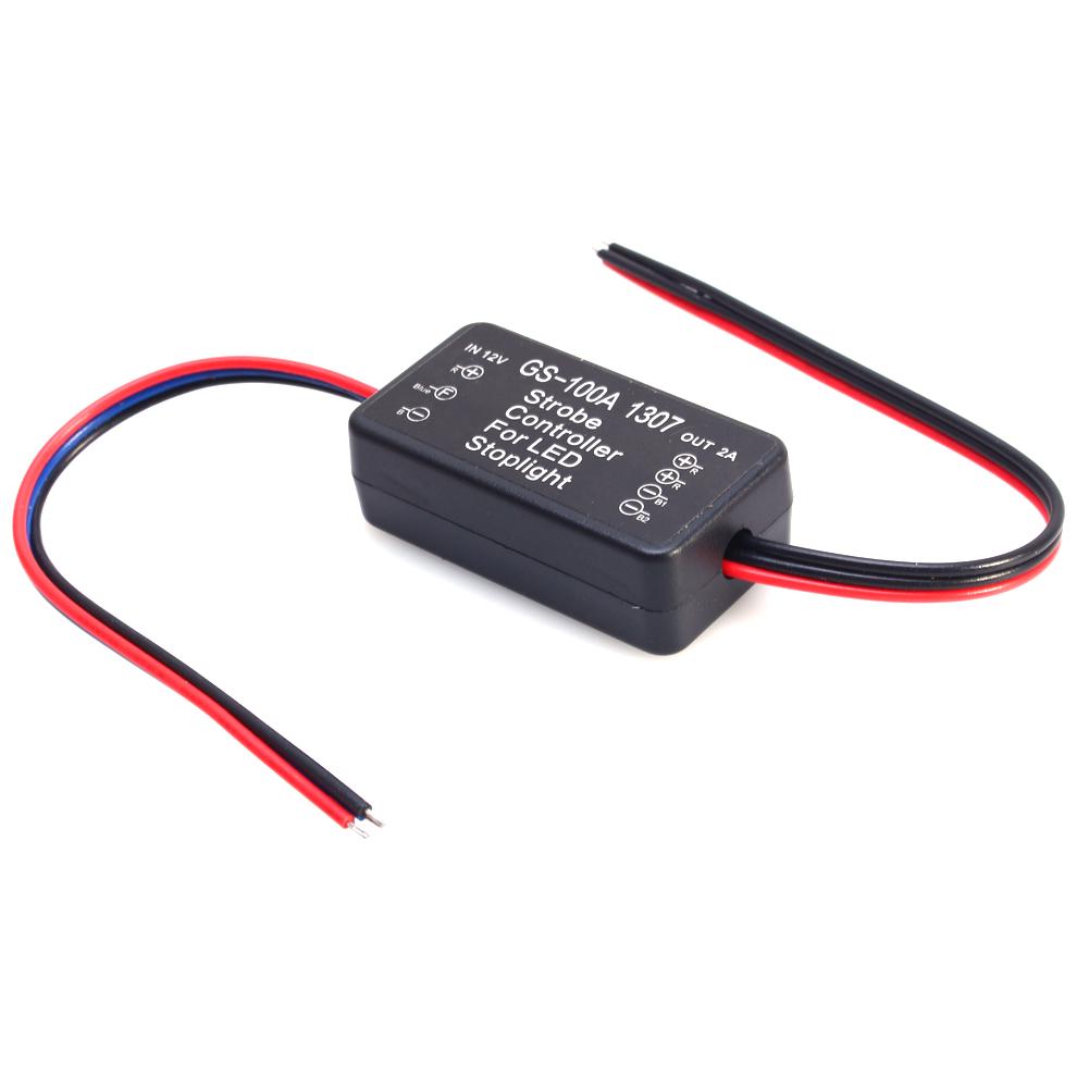 Vehicle Car GS 100A 1307 LED Brake Stop Light Strobe Flash Module Controller AP