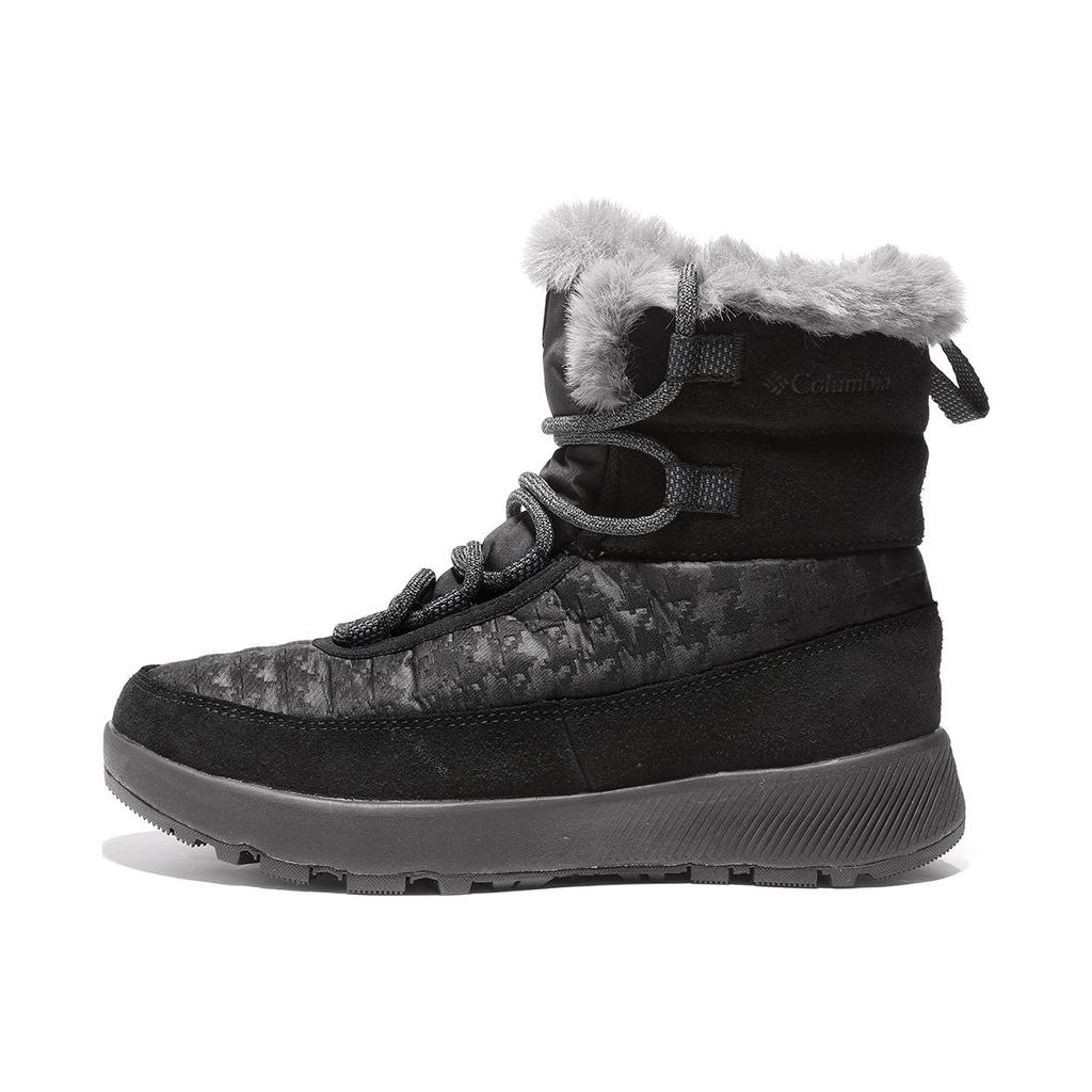 Columbia Comfortable Warm Outdoor Waterproof Snow Boots Women boots Black BL5106-010