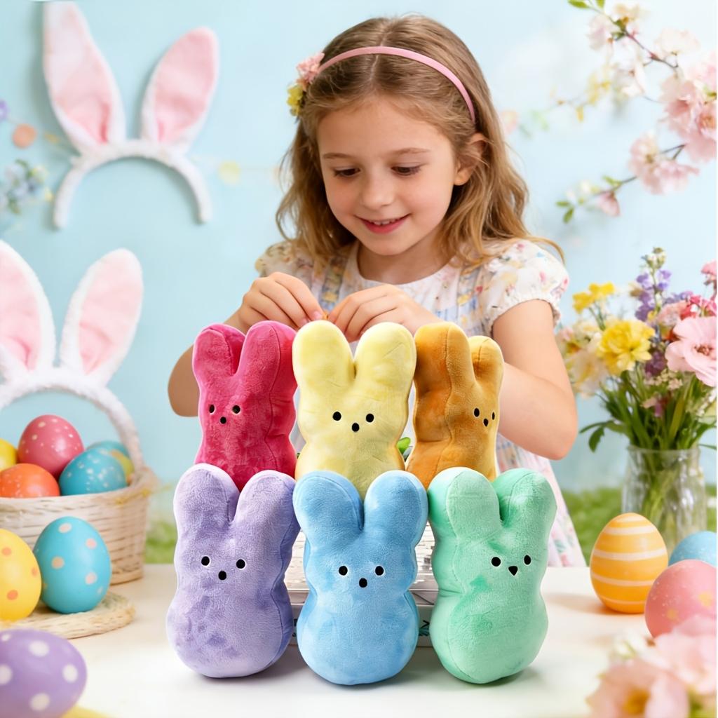 Adorable Soft Bunny Plush Toy, Cute Rabbit Stuffed Doll, Ideal Gift for Christmas, Birthday, Valentine & Easter