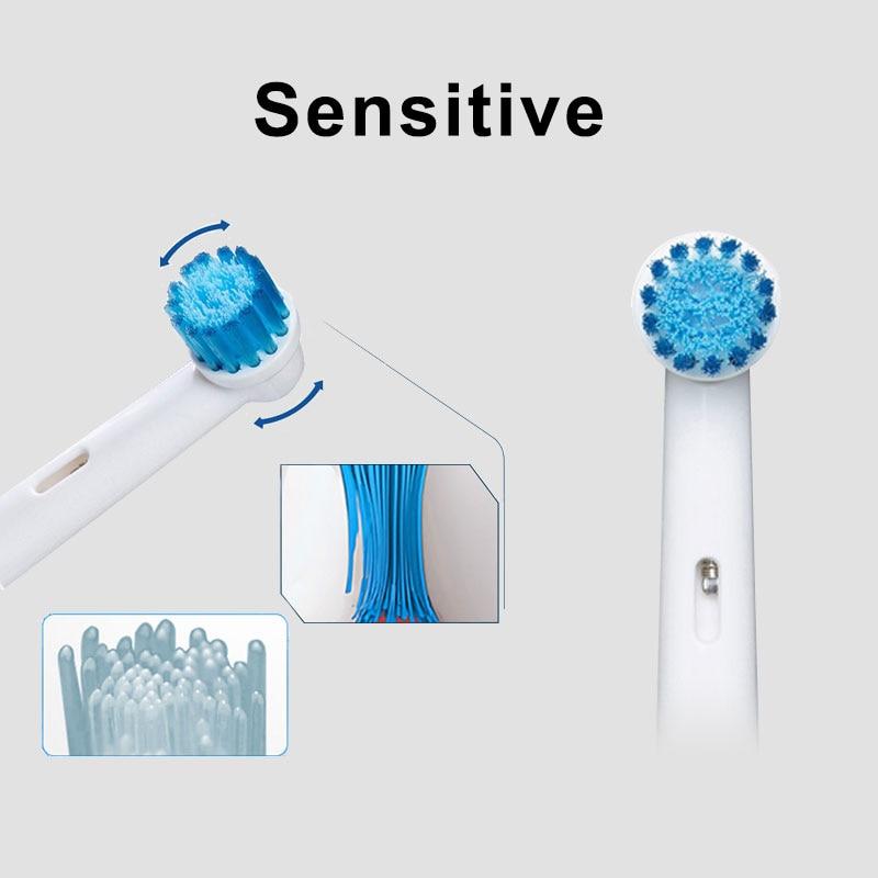 4pcs Electric Toothbrush Heads Replaceable Brush Heads