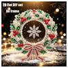 Delicate DIY Pearl Painting Kit 2D Flat Christmas Ornament  Porch Decoration