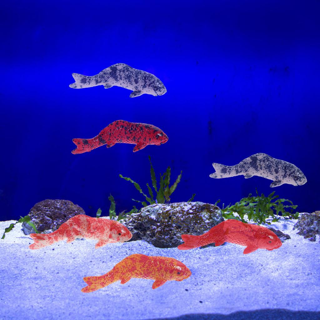 20Pcs Lovely Goldfish Decor Resin Material Simulated Fish Tank Decor Friendly To Fish Underwater Scene Layout Aquarium Supplies