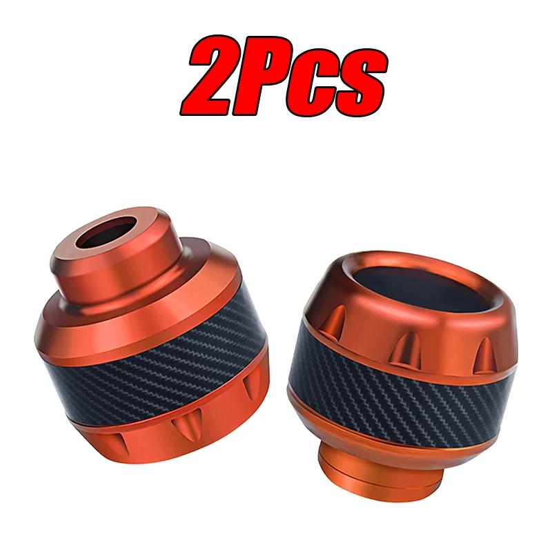 2/4Pcs Aluminum Alloy Motorcycle Crash Protector Scooter Wheel Front Fork Frame Falling Protection Pads Sliders Moto Exterior