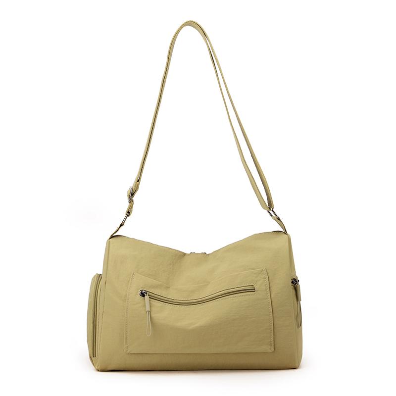 Women's Shoulder Bag Large Capacity Messenger Bag Solid Color Crossbody Bag