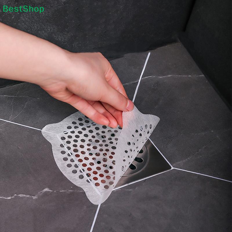 Disposable Drain Hair Catcher Stickers - Anti-Clog Shower Drain Covers with Insect-Proof Design for Bathroom & Kitchen