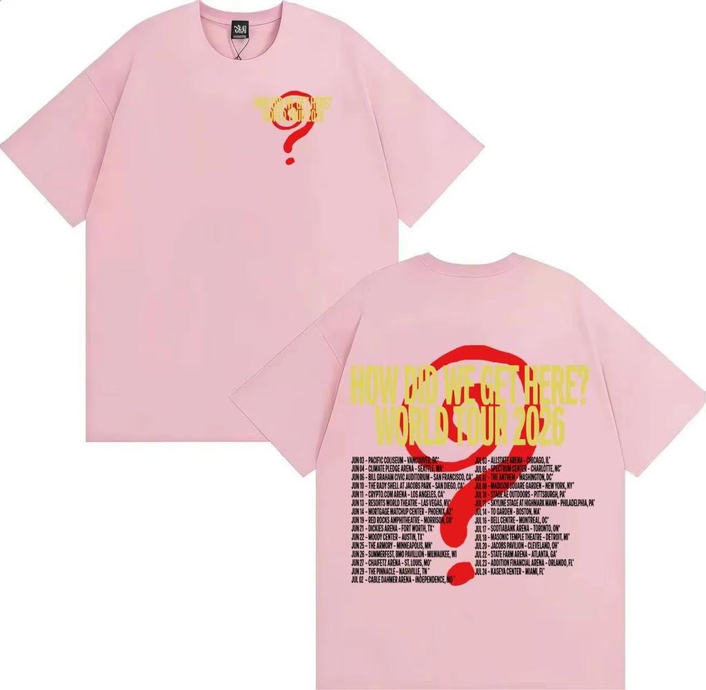 Streetwear Louis Tomlinson How Die We Get Here Double Sided Print Tees Pure Cotton TShirts Hip Hop 2026 Tee Shirt Streetwear