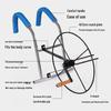 Farmer Blacksmith Hand-Crank Water Hose Reel & Sprinkler Turntable