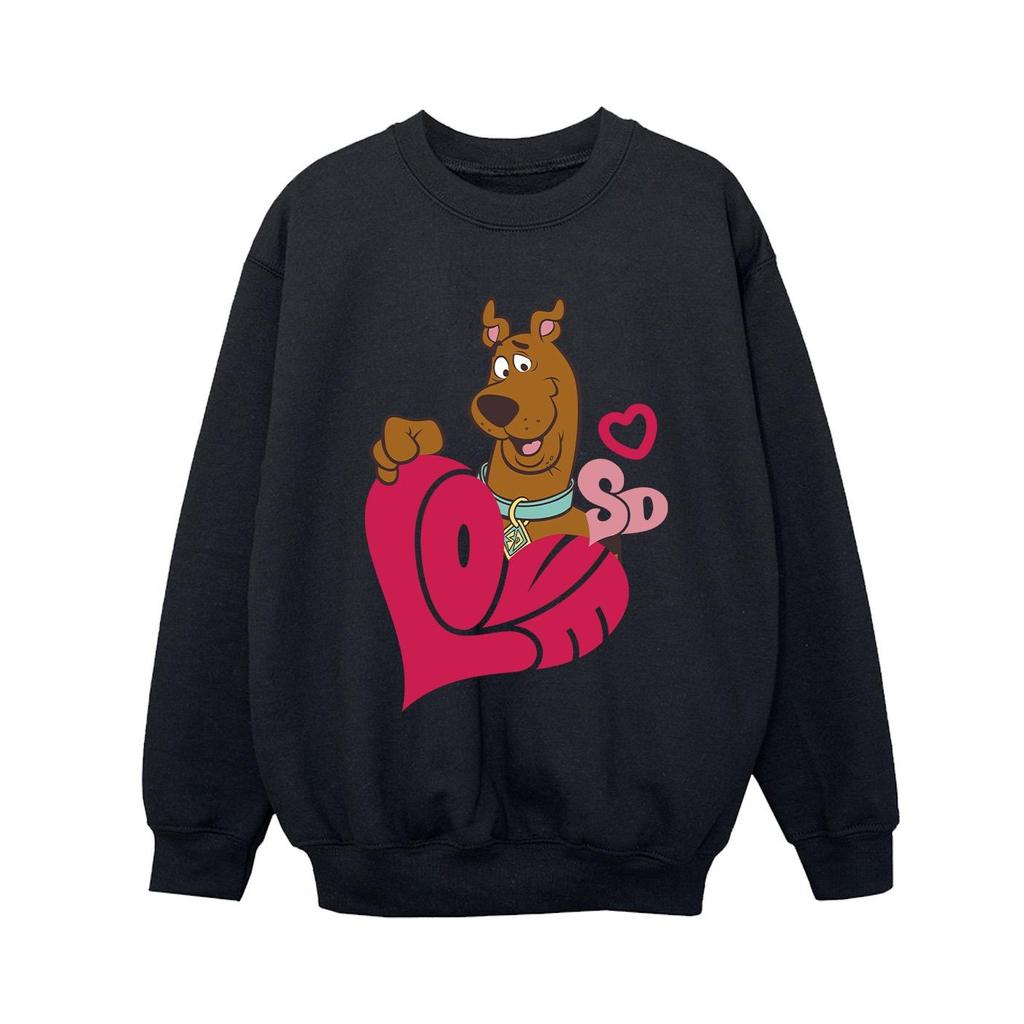 Scooby Doo Boys Love Heart Sweatshirt