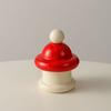 Cream Style Ceramic Toothpick Jar Cartoon Color Contrast Toothtip Holder Household Storage Good Cotton Swab Jar with Hand Gift