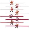 2pcs Cute Christmas Doll Curtain Tiebacks Creative Curtain Fixer Snowman Curtain Strap  New Year