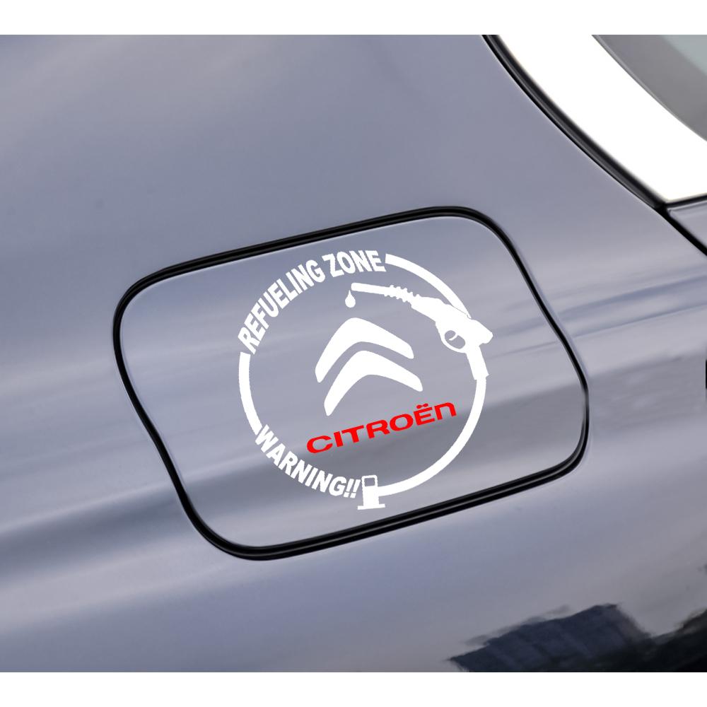 

Виниловые светоотражающие наклейки на крышку бензобака, значки, аксессуары для Citroen C1 C3 C4 Grand Picasso C4L C5 C6 C8 VTS Aircross