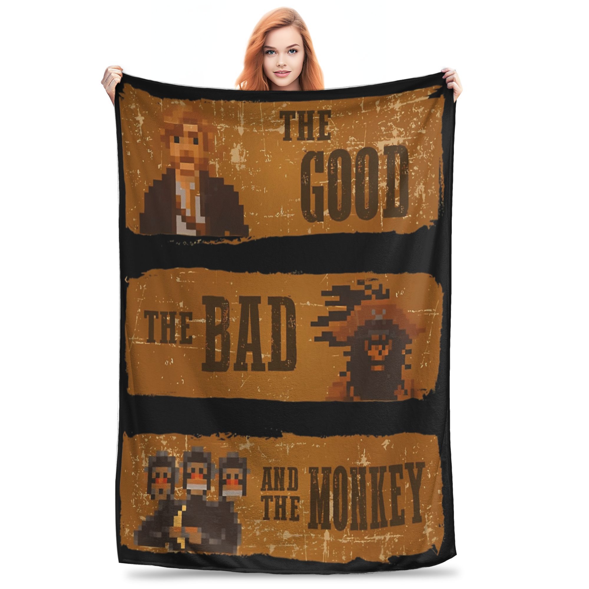 New The Secret of Monkey Island Blanket Ultra-Soft Fleece Deep in the Caribbean Relax Throw Blanket Machine Washable 130x150cm