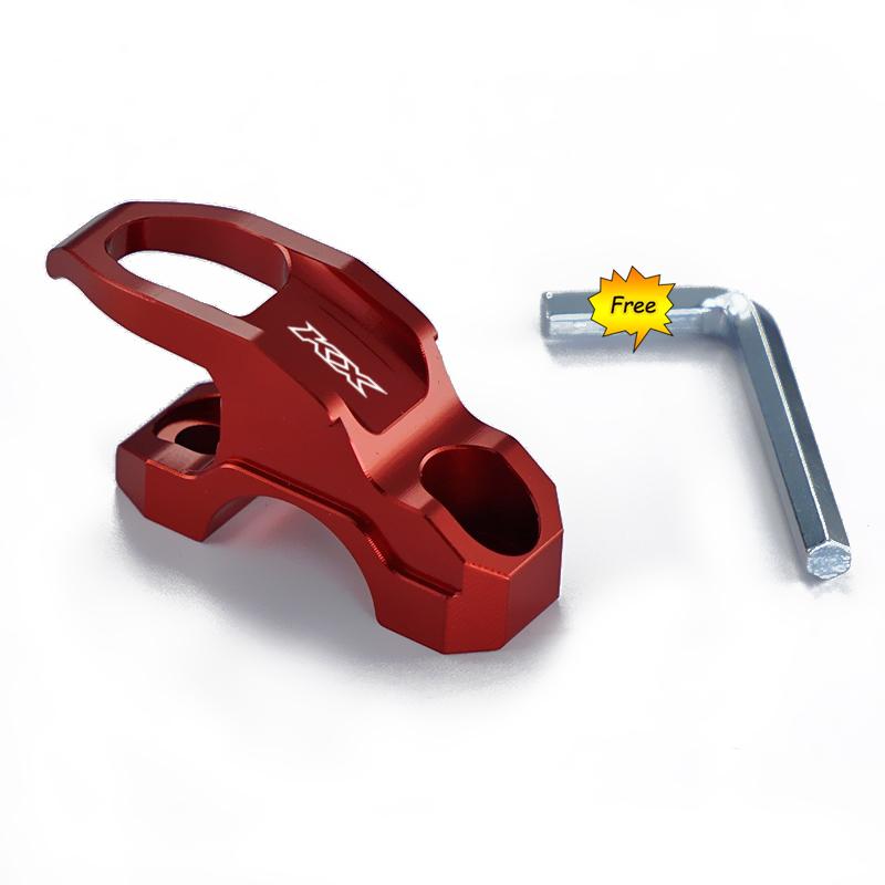 For Kawasaki KX65 KX80 KX85 KX 125 250 250F 450F Motorcycle Brake Master Cylinder Bracket Bag Luggage Clamp Holder Helmet Hook