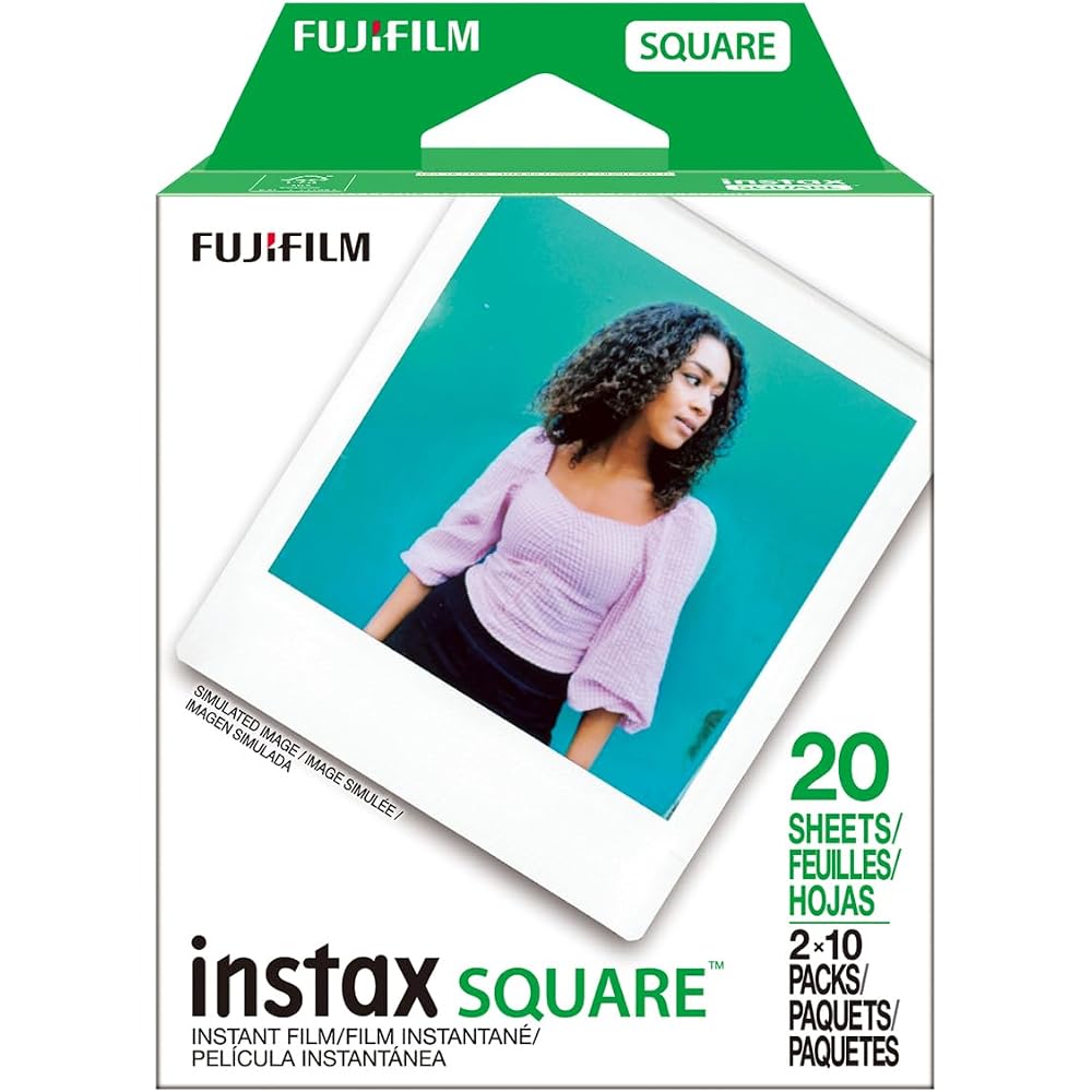 Fujifilm Instax Square Instant Color Film 2-Pack Twin Pack