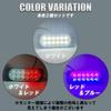 HTharros Car LED Strobe Light 12 LED 24V Universal White Red 2pcs Warning Light Flashing Daylight Truck Decoratra WR