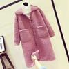 Dames 2026 Lamswol Middellange Sherpa Fleece Jas - Veelzijdig, Dik, Losse Pasvorm voor Herfst/Winter