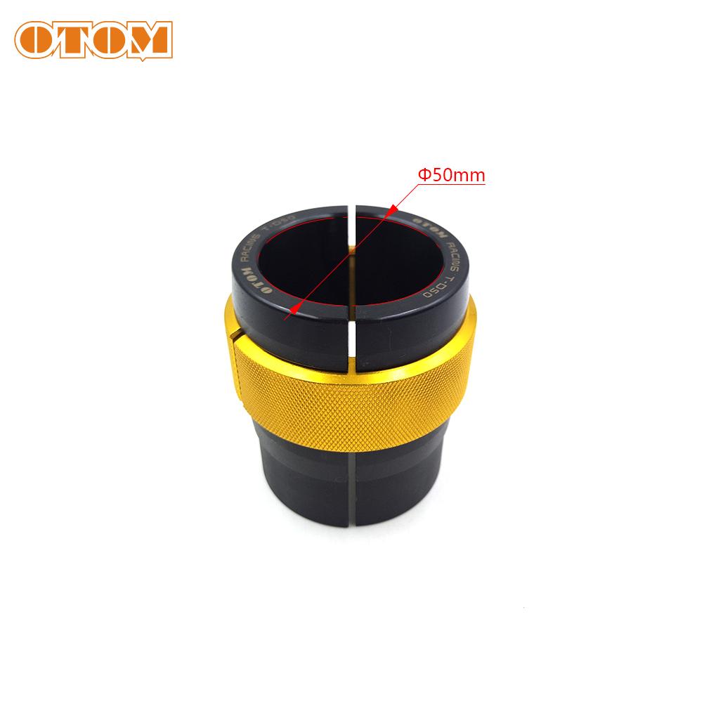 

OTOM Motocross D39/41/43/46/47/48/49/50mm Fork Seal Driver Aluminum Front Shock Absorber Oil Stopper Bushing Tooling Motorcycle Gold D50mm
