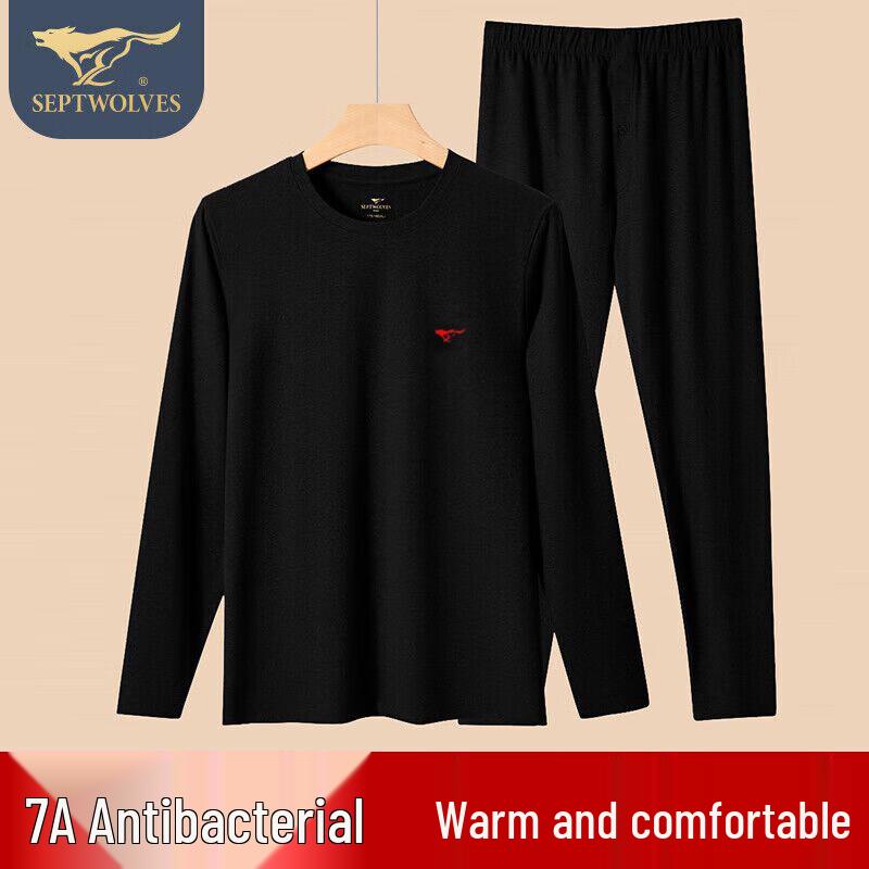 

Septwolves Men s Round Neck Thermal Underwear Set 3XL