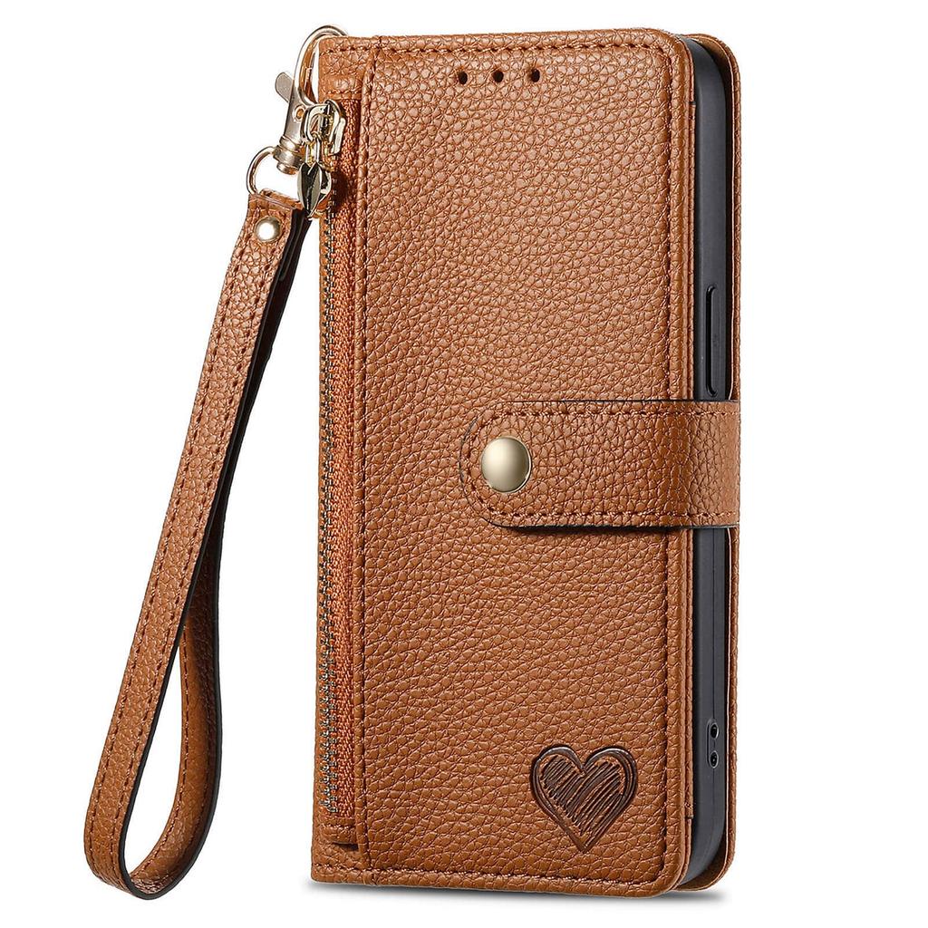Wallet Case for Samsung Galaxy S25 S24 S23 S22 S21 S20 Ultra Zipper Pocket Purse with Wrist Strap, Stand RFID Flip Card Holder