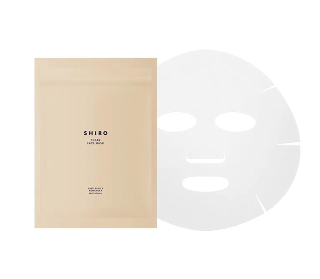 SHIRO Sake Lees and Rice Bran Face Mask (14 sheets)
