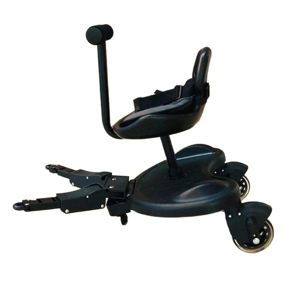 Universal Baby Strollers Pedal Adapter Trolley Auxiliary Trailer Buggy Pushchair Standing Seat Pushchair Step Board Accessories