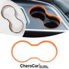 Front Water Cup Holder Cover Trim Decor Bezel For Dodge Challenger 15+ Orange