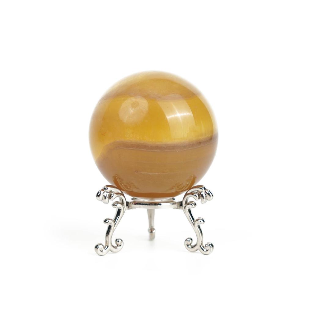 Cross-border Natural Crystal Ball with Multi-Gem Raw Stone Polished for Home Office Feng Shui Decor.