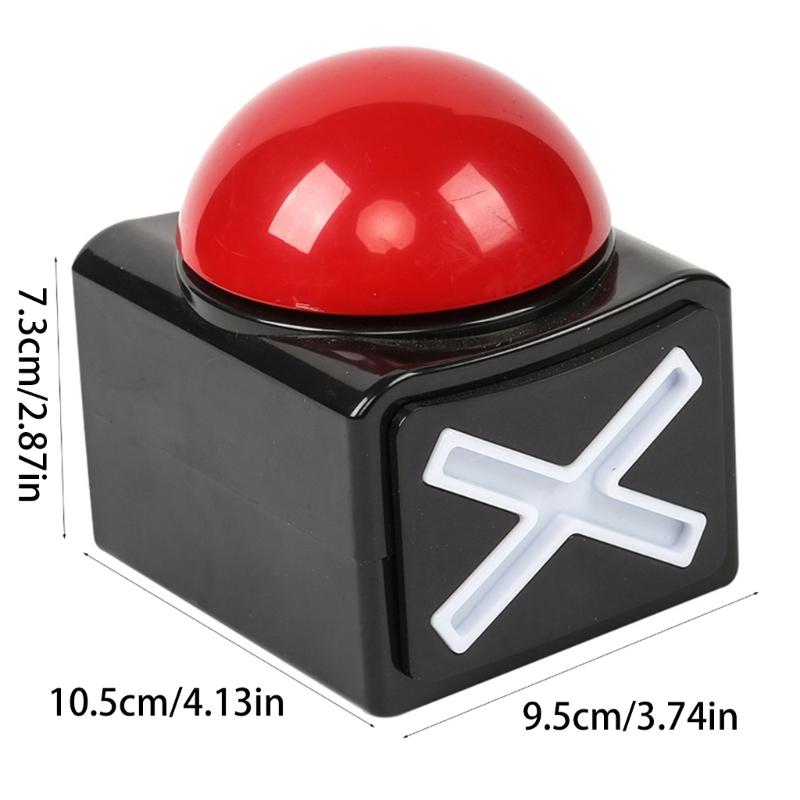 and Long lasting Kids Adult Game Answer Buzzer with Light & Alarm Sound Buzzer Buttons Talent Show Buzzer