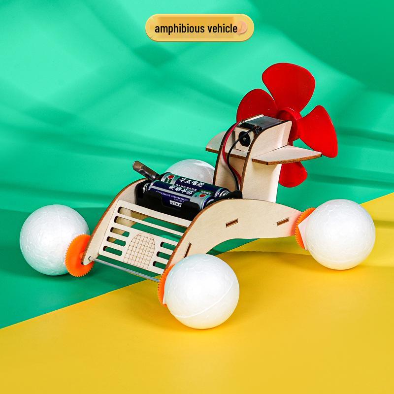 DIY Small Amphibious Vehicle Foam Ship Science Experiment Kit