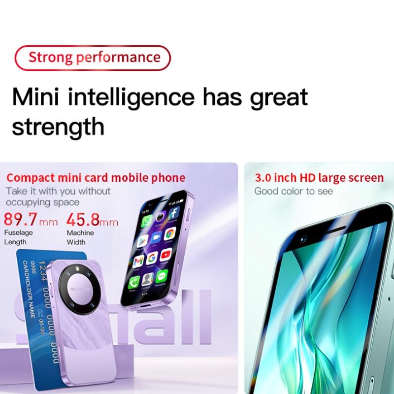 Soyes F8 Pro Max Nowy Super Mini Telefon z Kartą WCDMA 3G Bluetooth WIFI Latarka 1 GB RAM 16 GB ROM 3.0 calowy Quad Core 2MP Dual SIM Android Smart Phone