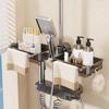 Hanging Sink Faucet Organizer Plastic Sponge Storage Rack Practical Faucet Drain Rack  for Kitchen
