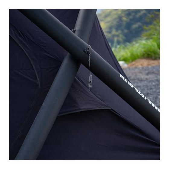 Springhill Air Dome Tent TC Tent for 4-6 People with Chimney Hole Family Camping Dome Shape TC Dome Shelter Air Tent TPU & Mesh Door Snow Skirt