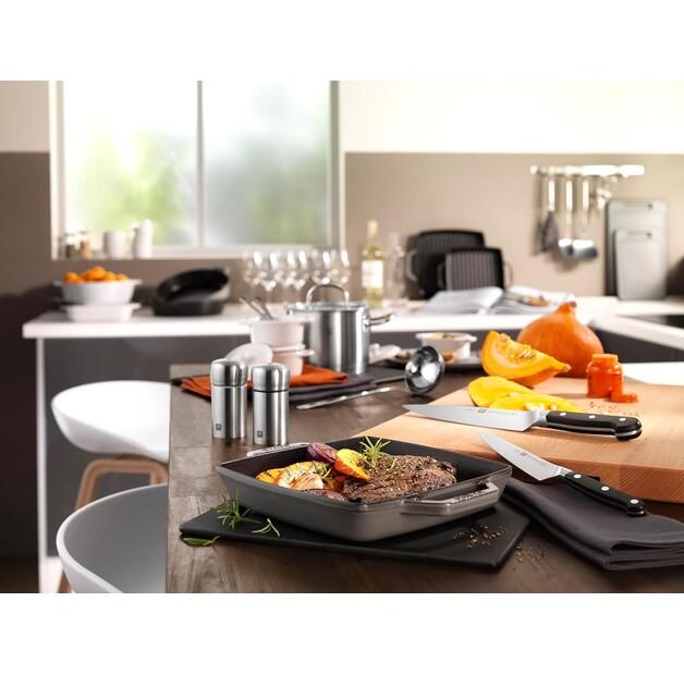 Сковорода для гриля Zwilling Staub квадратная 28x28 см графитово-серая (40511-684-0)