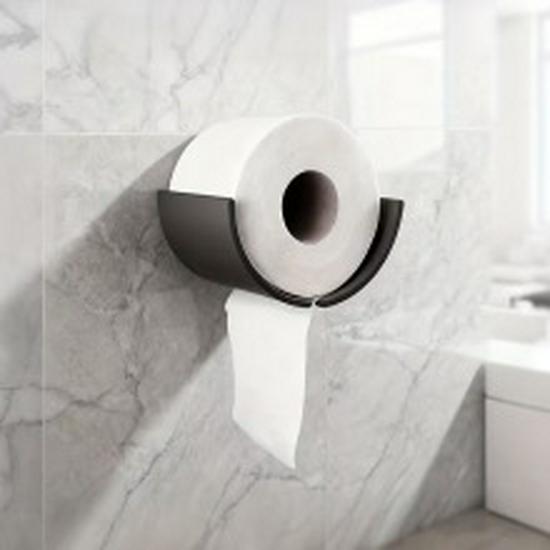 3D Printed No-Drill Toilet Paper Holder and Storage Rack