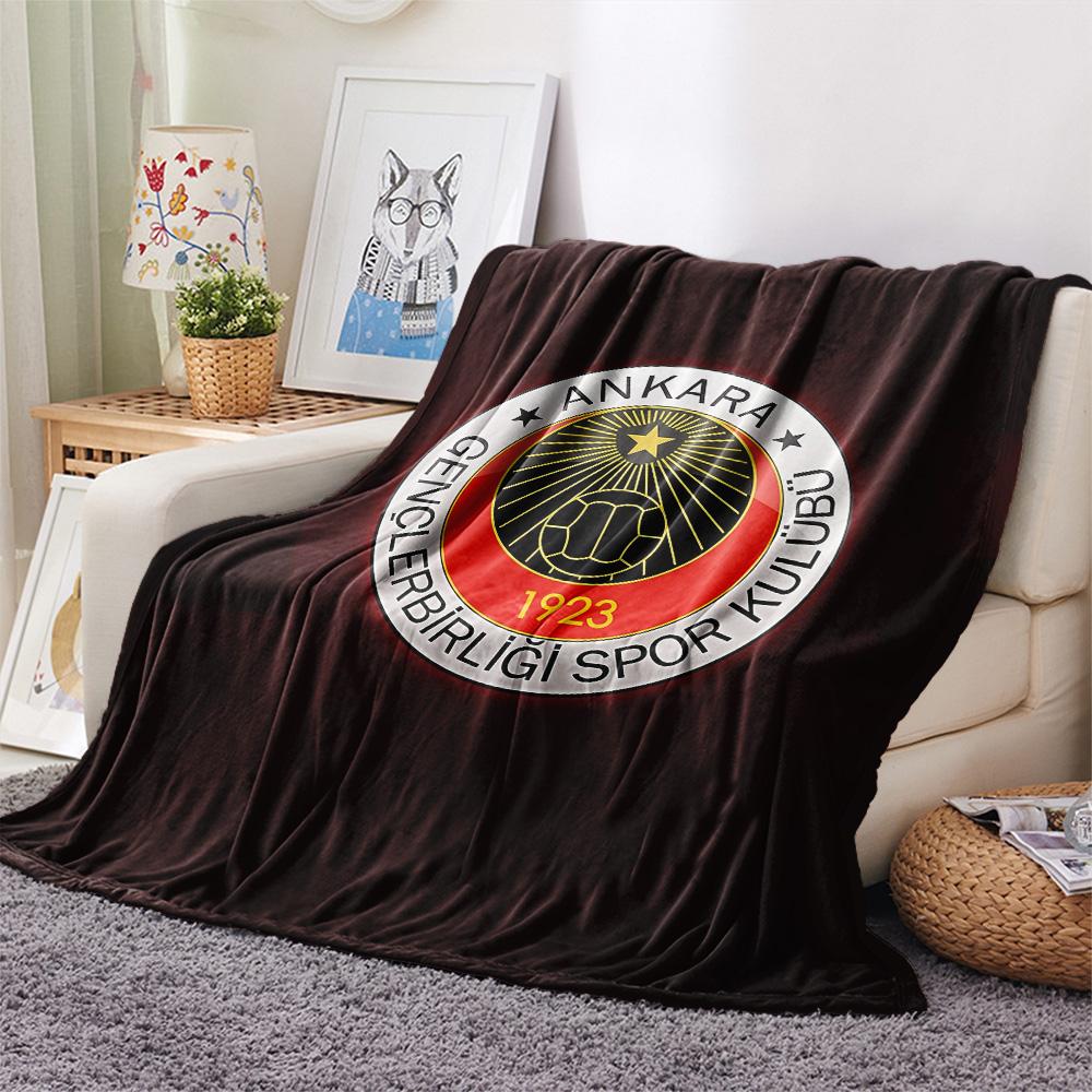 Gençlerbirliği S.K.  Print Flannel Blanket, High quality Comfortable for All Seasons, Home Decor, Warmth and Comfort