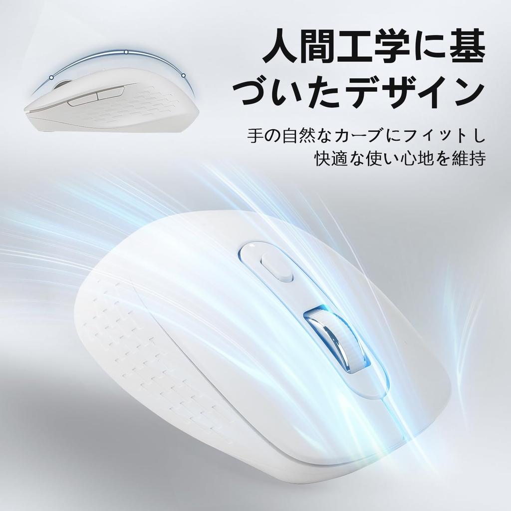 Bezdrátové Bluetooth Pracovní Ultra Nízké 6 DPI Vysoké Lze Připojit 3 Zařízení Tichá Kompatibilní s a PC Myš, 5.2 + 2.4Ghz, Myš, Latence, Type-C