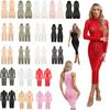 Womens Glossy Bodycon Lingerie Dress High Stretch Fabric Nightclub Attire