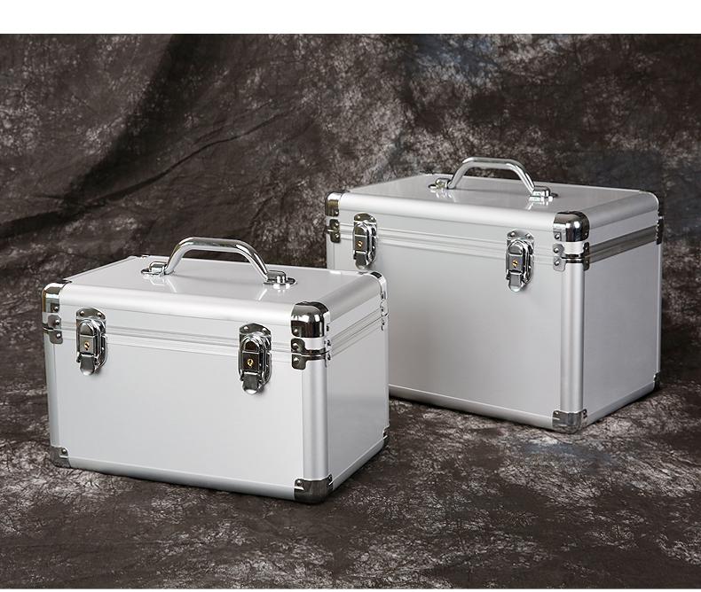 Portable Aluminum Alloy Lockable Tool and Beauty Storage Case