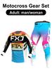 Motocross-Ausrüstungsset Enduro Cross Trikot Hose Sets Racer Ausrüstungsset Offroad Herren Sets Damen Berg Downhill Motorrad MX