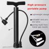 Bike Pump Riding Portable Mini High Pressure Pump 120PSI Bicycle Mountain Road Bike Pump Basketball Toy Inflatable Tube Riding