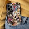 The Most Delightful Cat Soft Phone Case for iPhone 17 Air 16e Pro max 15 Pro 13 14 Plus 11 12 MagSafe Magnetic Coque