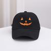 Lightweight Pumpkin Embroidery Hat UV Protection Sunshade Cap Halloween Baseball Cap  Outdoor