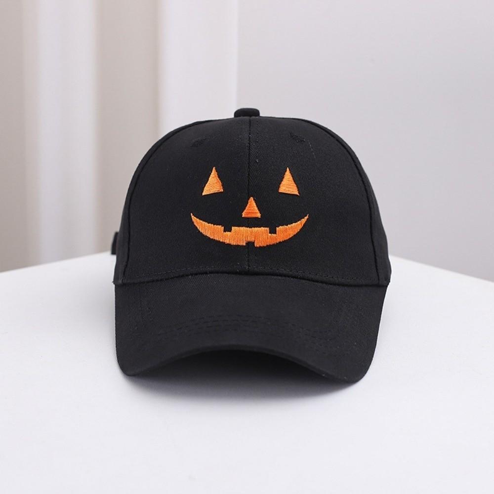 Lightweight Pumpkin Embroidery Hat UV Protection Sunshade Cap Halloween Baseball Cap  Outdoor